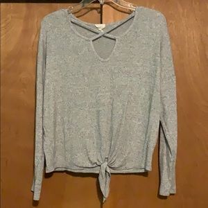 Knotted sweater